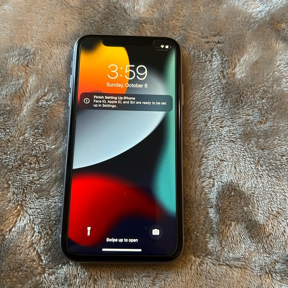 purple iphone 11.